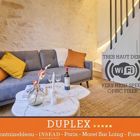 Duplex Standing 7Min➤Fontainebleau-Insead⎮45Min➤Paris Daire Veneux-les-Sablons Dış mekan fotoğraf