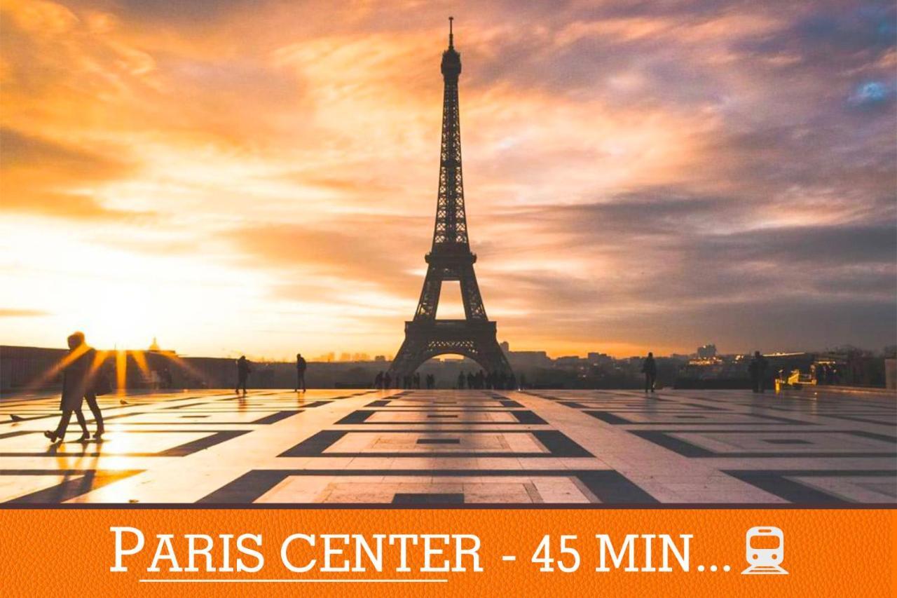 Duplex Standing 7Min➤Fontainebleau-Insead⎮45Min➤Paris Daire Veneux-les-Sablons Dış mekan fotoğraf